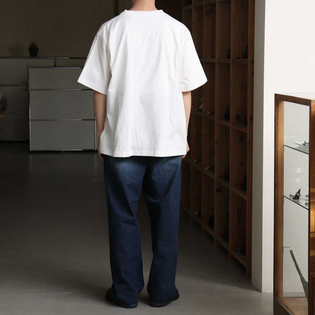 b Patch Tee WIDE #White×Red [bROOTS25S34S26C]