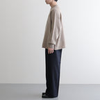 Yak felted sweat shirt #BEIGE×BEIGE [NEP-AW2301]
