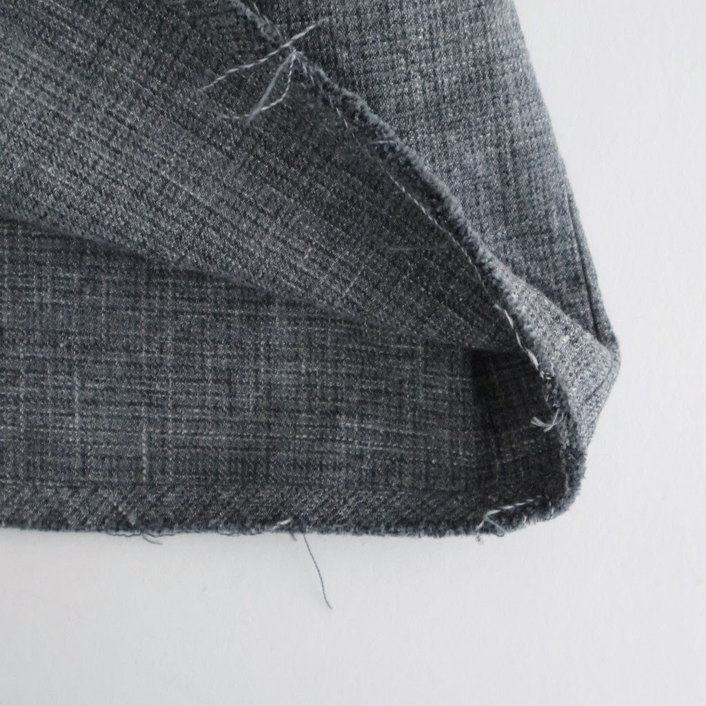 Mix Heather Cotton Double-Sided P/O #HeatherCharcoal [BHSW26S2HEG]