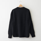 HEAVY WAFFLE TOP #INK BLACK [PMAU-CL01]