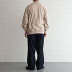 DOUBLE-PLEATED SMARTY TROUSER #INDIGO DENIM [251OJ-PT02]