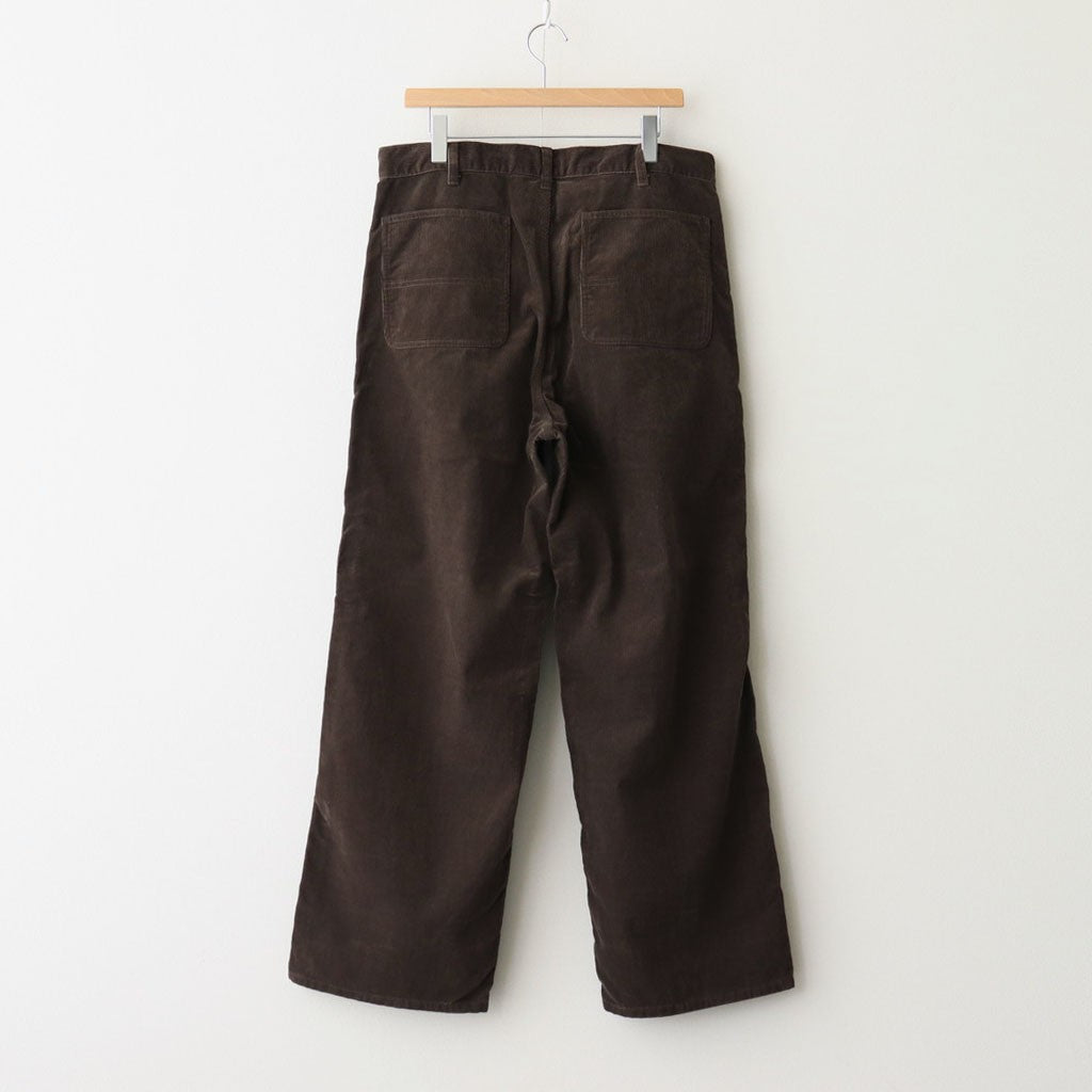 Corduroy Dock Pants #Brown [S25FC061]