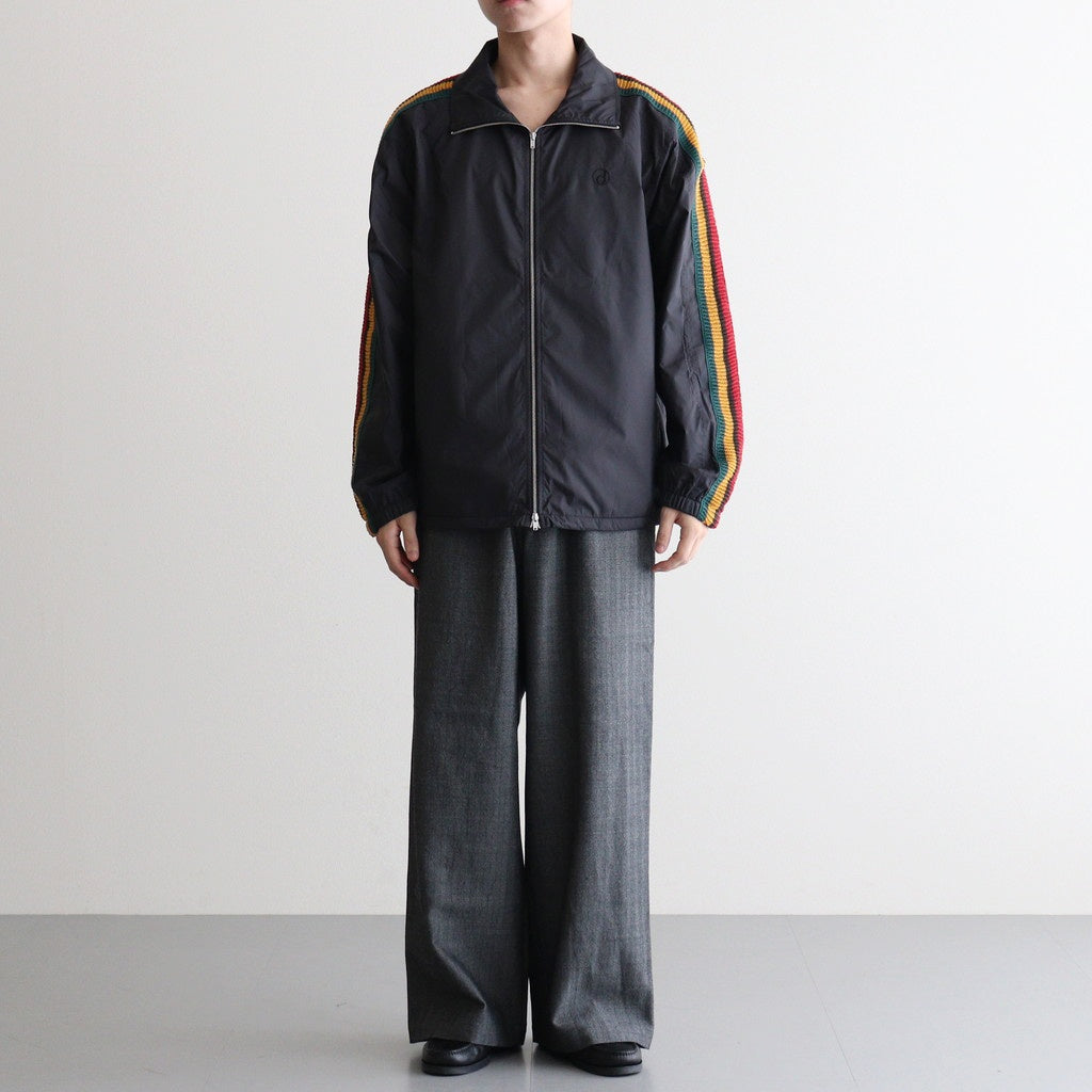 TRACK JACKET POLYESTER #BLACK [DNA25B03-A]