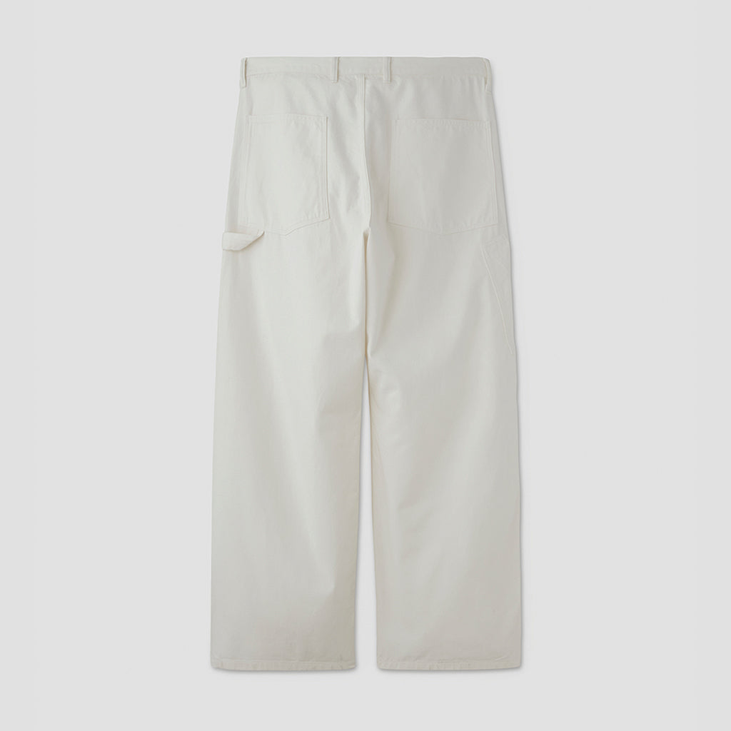 DENIM PAINTER TROUSERS #OFF WHITE [PMAT-PT09]