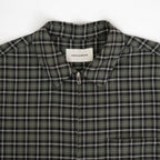 ZIP SHIRT #MOSS GRAY CHECK [A26C17SH03C]