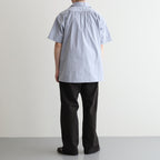 DENIM PAINTER TROUSERS #DUST BLACK [PMAT-PT09]