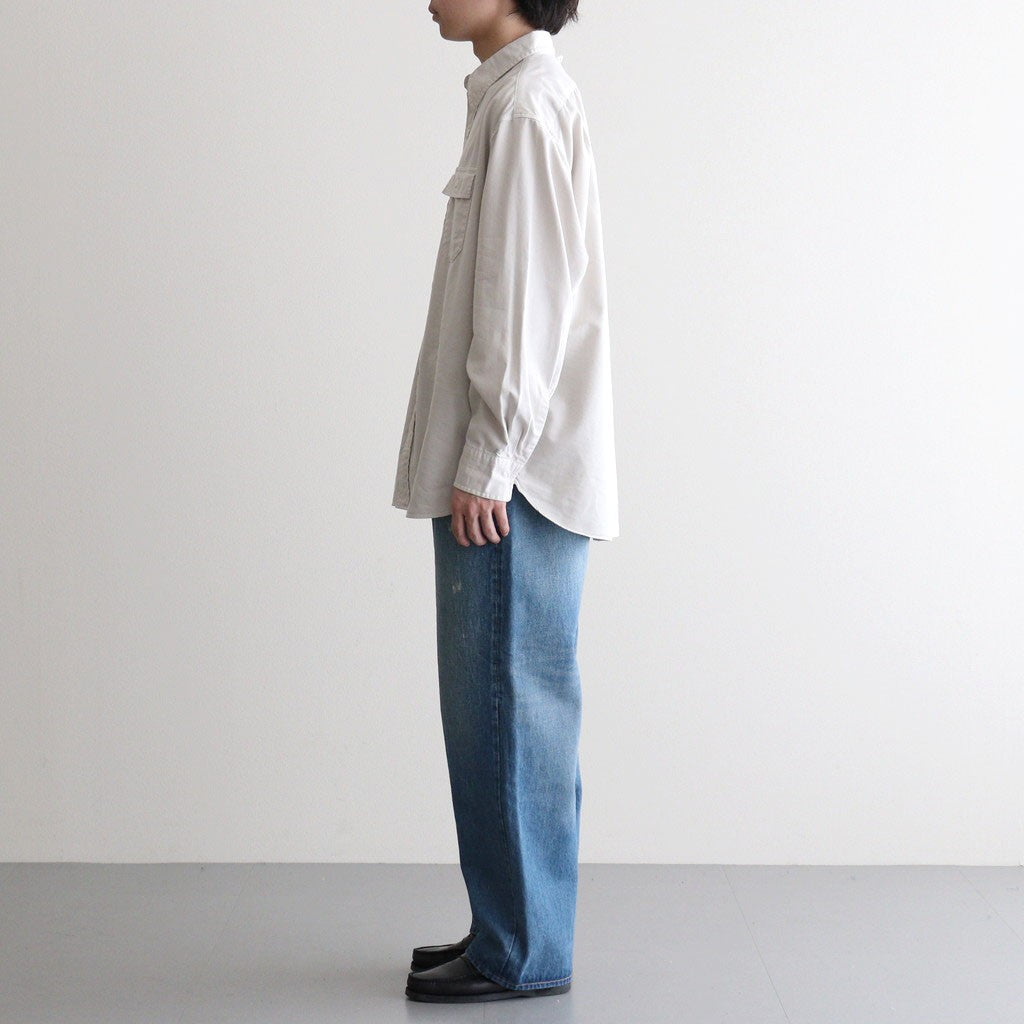 Garment Dyed Field Twill Shirt #Stone [N26SG034]