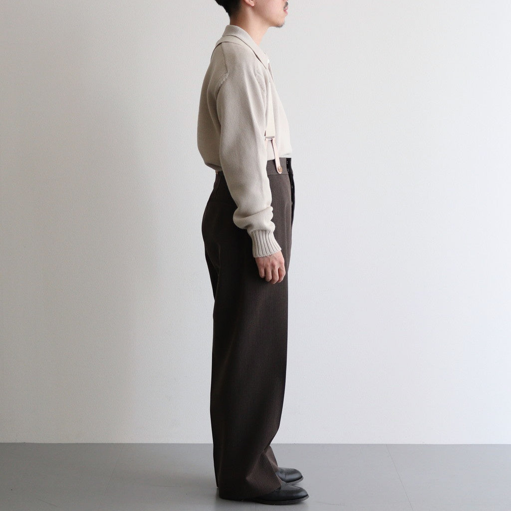 SOLIS CAVALRY TROUSERS #BROWN [HV301501ER]