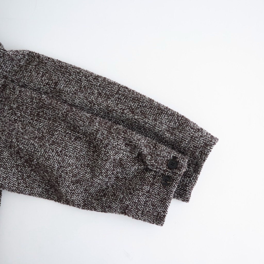 LOOP TWEED SEAM POCKET BLOUSON #HERRINGBONE LOOP TWEED [26W-BIS-JK26H]