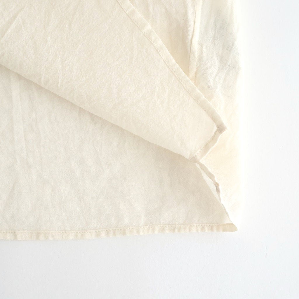 Silk-Co Voile Half-Sleeve Shirt #Ivory [BHS26S036SiCo]