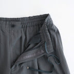 Wool Cupro Easy Wide Trousers #Khaki Gray [NEP-SS2606]