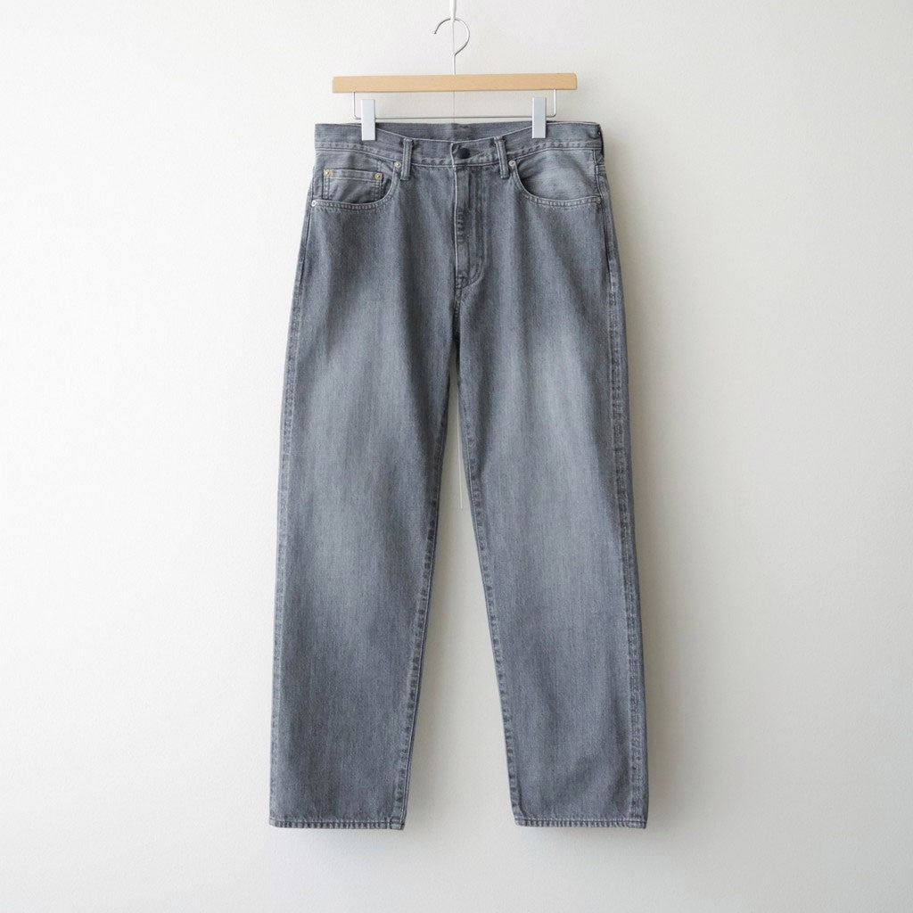 Selvage Denim Straight Pants #Vintage Black [S26FC076]