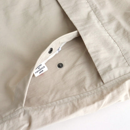 Reversible Hooded Jacket #Sand Beige [S25SA002]