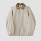 DUCK CLOTH FIELD JACKET #CREAM [PMAQ-OT03]