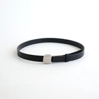 SLIDE BUCKLE BELT #BLACK [AC-16-C-GUIDI-5]