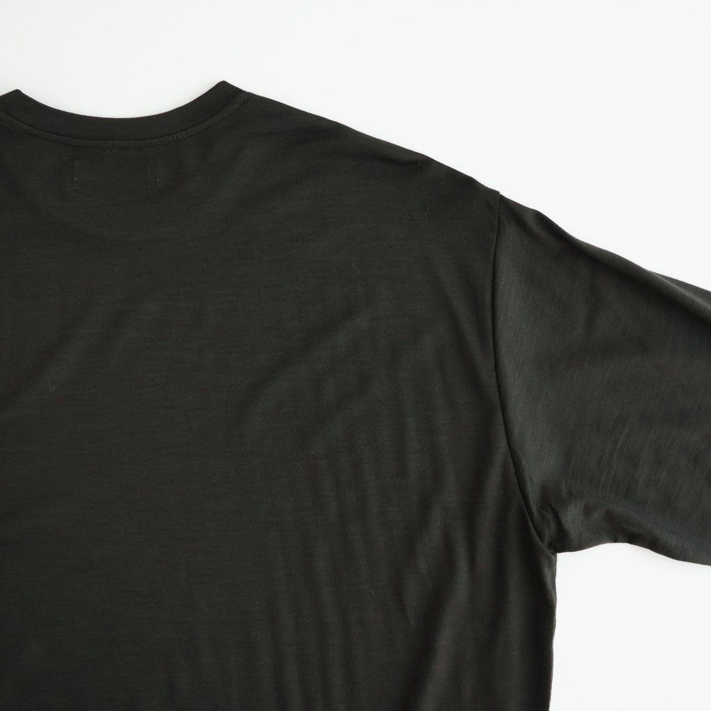 CREW NECK L/S TEE #DARK OLIVE [M26C15CS03C]