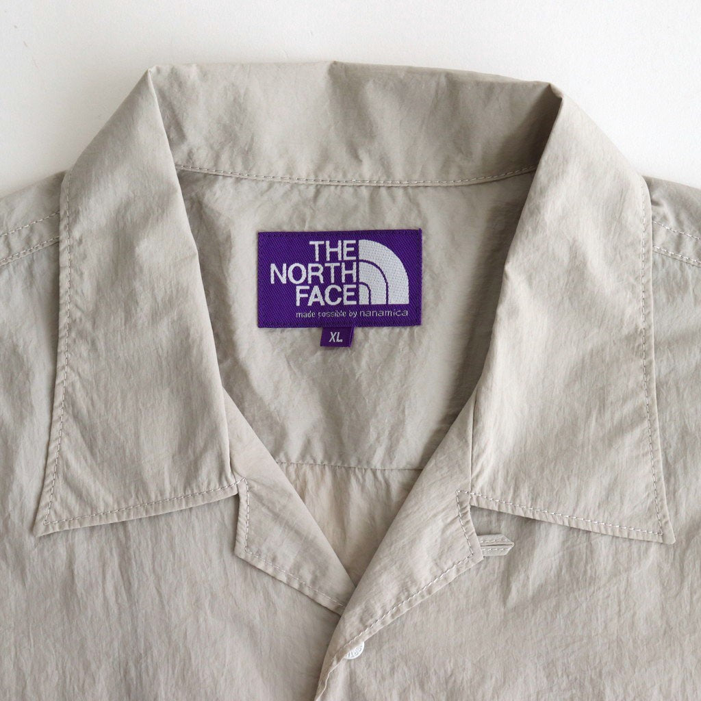Nylon Taffeta Field S/S Shirt #Light Gray [N25SG055] - Diffusion