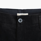 Finx Cotton Corduroy Wide Trousers #Black [NEP-AW2659 ]
