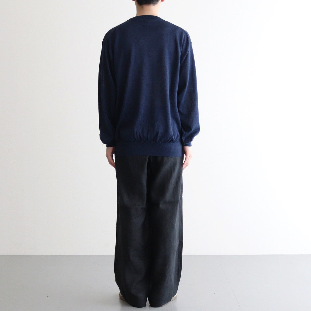 CHOMA CREW NECK #DARK BLUE [BN-25SM-058]