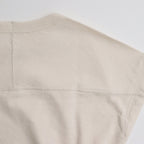 Co/Silk Nep Hem-Rib Football Sleeveless #Ivory [BHSW25S3]