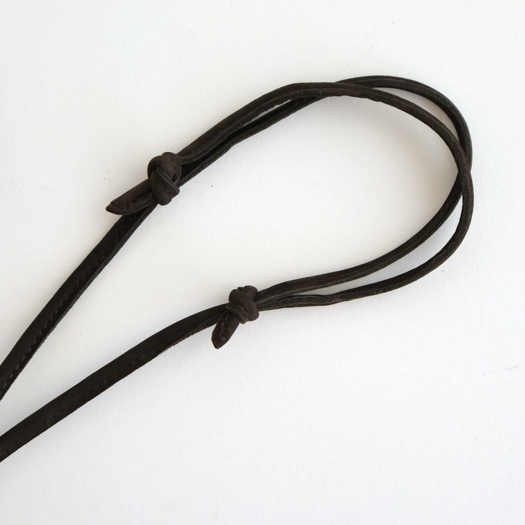 DRAWSTRING BAG #BROWN [BG-32-C-NUBCK-4]