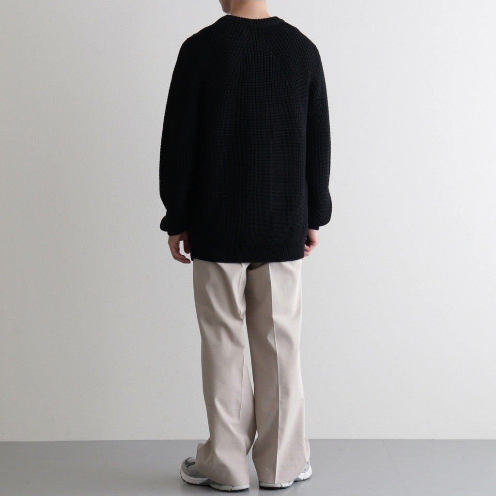 SIGNATURE CREW NECK #BLACK [BN-25FM-038]