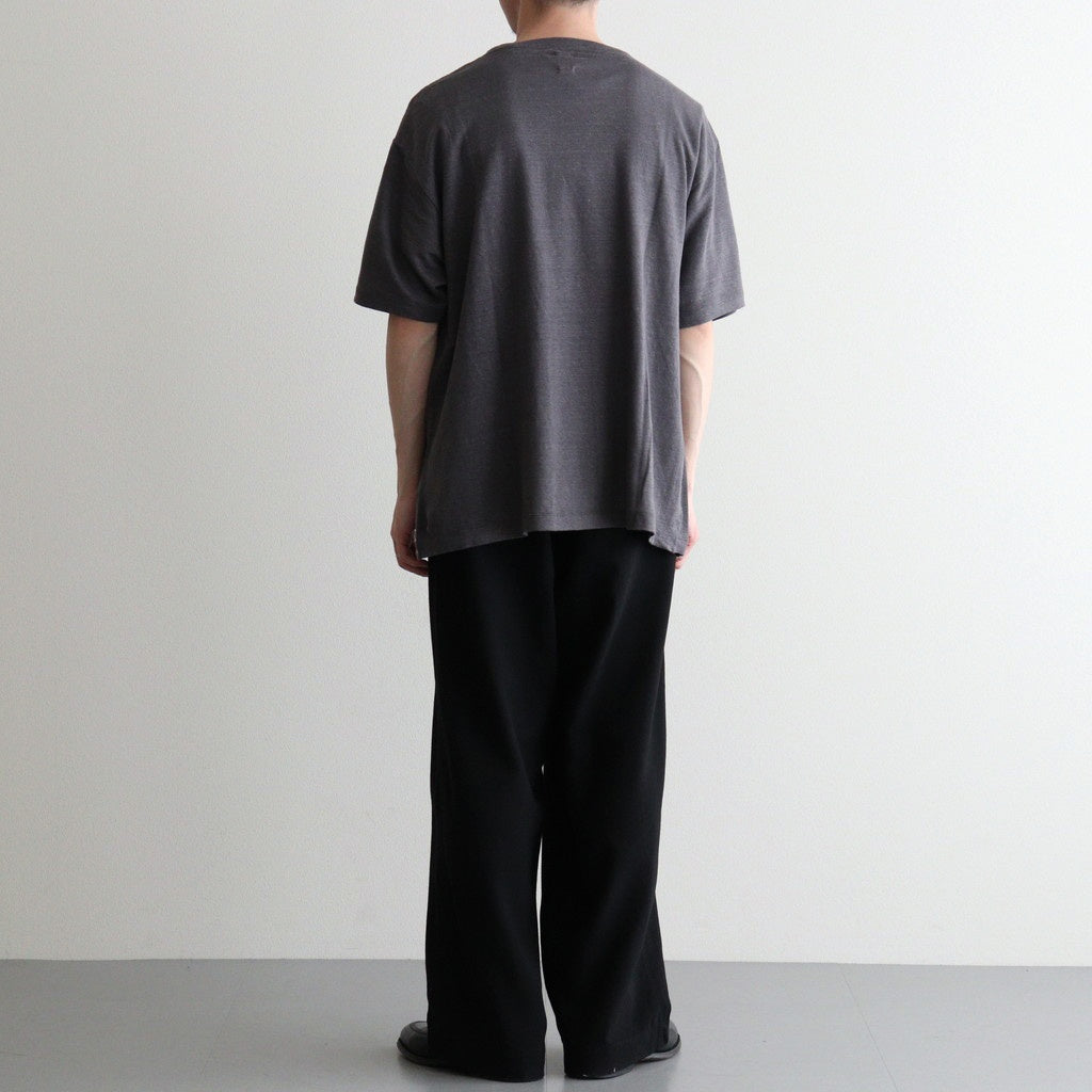 NORMANDY LINEN T-SHIRT #GRAY [BN-26SM-071]