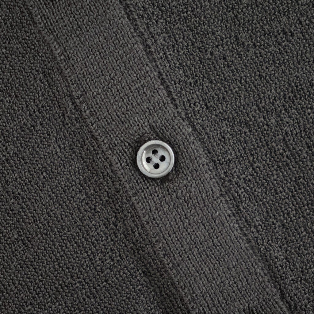 Big Collar Knit Cardigan #DARK GRAY [NEP-AW2621]