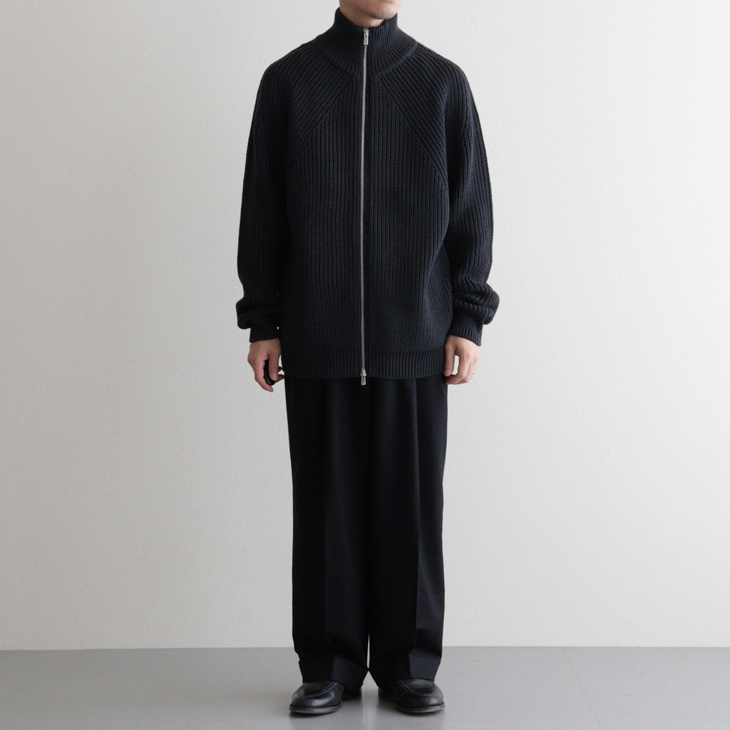 SIGNATURE DRIVERS KNIT #CHARCOAL BLUE [BN-25FM-040]