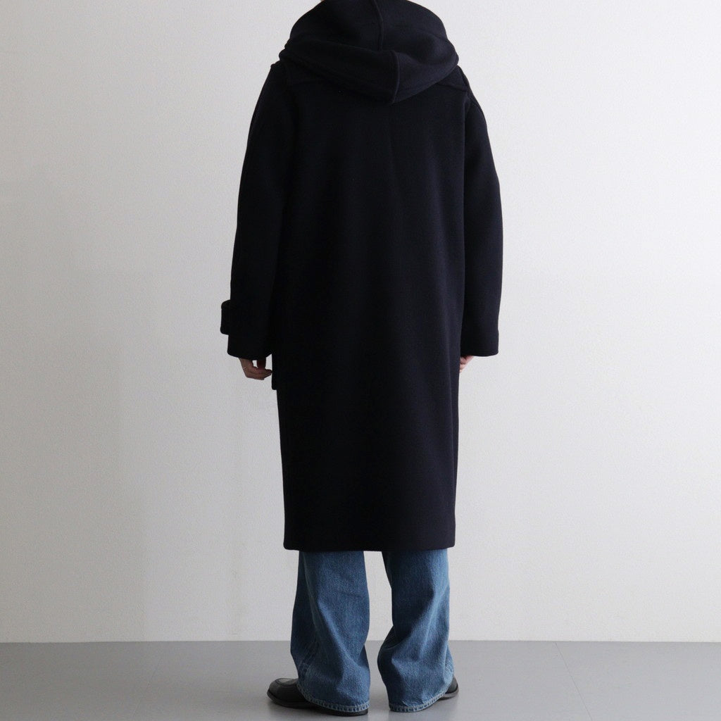 Wool Felton Duffle Coat #DarkNavy×Black-toggle [bROOTS25F2