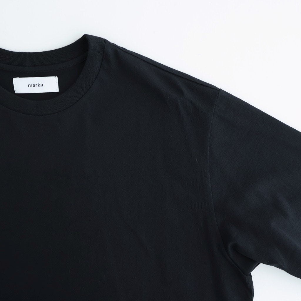 CREW NECK TEE #BLACK [M26A13CS01B]