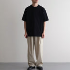 DOUBLE PLEATED EASY TROUSERS #BEIGE [A26A15PT02C]