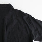 Silk-Co Voile Half-Sleeve Shirt #HeatherCharcoal [BHS26S036SiCo]