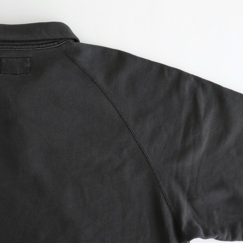 11oz Half Zip Sweatshirt #Charcoal [N25SH010] - Diffusion 三重県