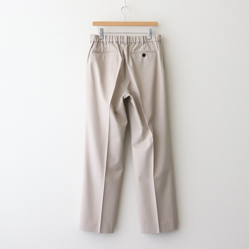 WIDE STRAIGHT TROUSERS #LIGHT GRAY [A25C04PT03C]