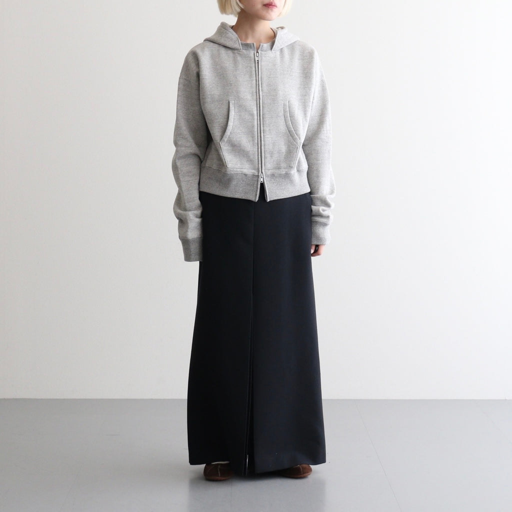 AFTER HOODIE ZIP UP SWEAT #TOP GRAY [26W-BIS-CS51]