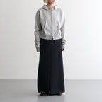 AFTER HOODIE ZIP UP SWEAT #TOP GRAY [26W-BIS-CS51]