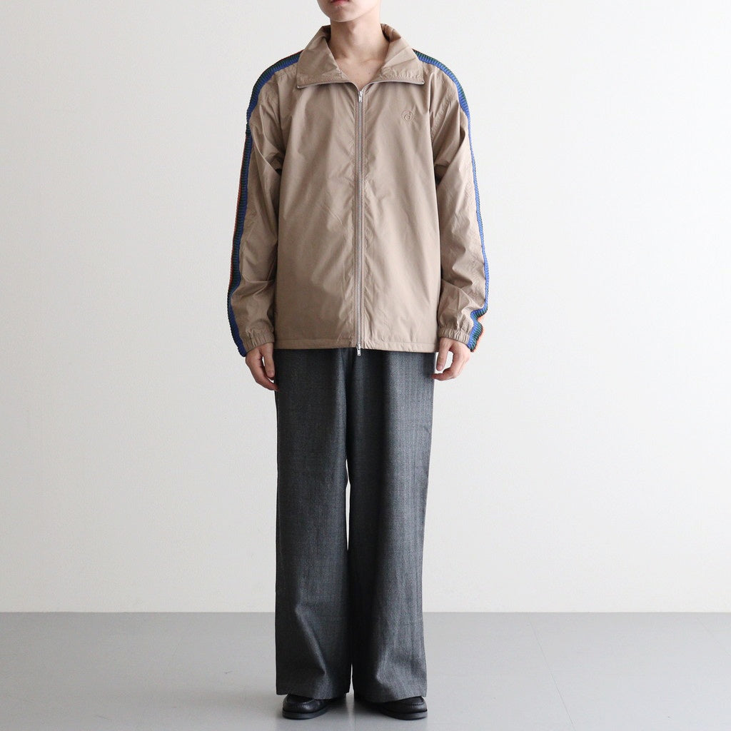 TRACK JACKET POLYESTER #BEIGE [DNA25B03-A]