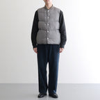MOUNTAINEER DOWN VEST #D.GRAY [PMAU-VT01]