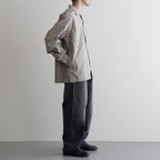 Organic Cotton Rambling Check Shirts Jacket #Beige check [6061-1104]