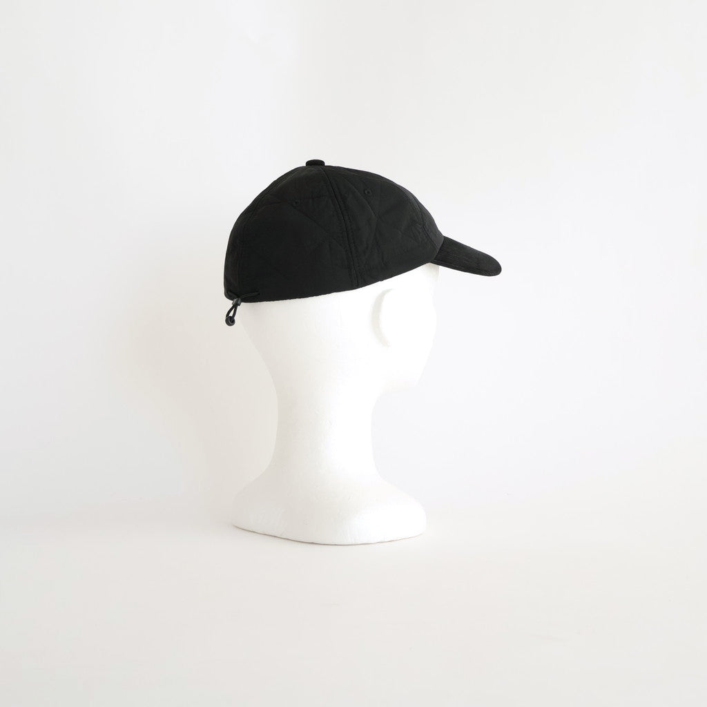 Quilting Field Cap #Black [N25FP089]