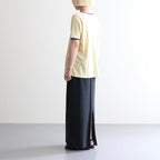 PIMA MOKLODI RINGER TEE #YELLOW × BLUE [26S-BIS-CS61]