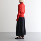 Wool Rib Turtle Neck #DarkRed [BHSW24F12F26]