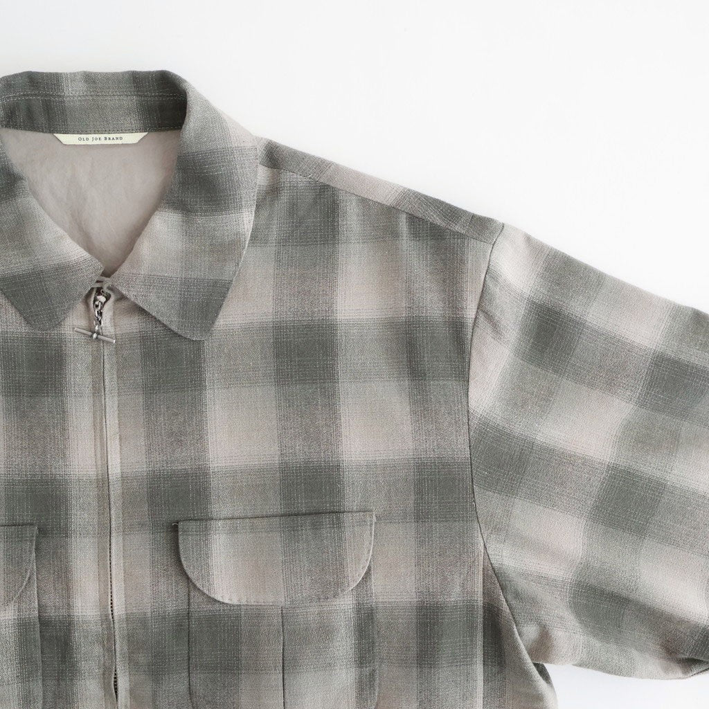 PLEATED-POCKET RICKY JACKET #GRAPHITE PLAID [261OJ-JK07]
