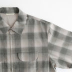PLEATED-POCKET RICKY JACKET #GRAPHITE PLAID [261OJ-JK07]