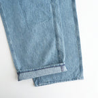 Linen Cotton Denim Field Pants #Indigo Bleach [N26FC029]
