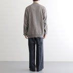Wool Flannel Tuckless Waide Trousers #TOP Gray [NEP-AW2504M]