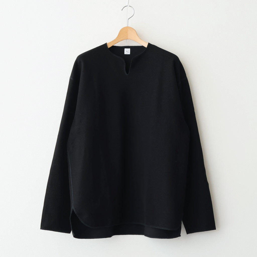 Rough&Smooth Thermal Over NeckL/S #Black [bROOTS24F30F25]