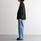 Linen Cotton Denim Field Pants #Indigo Bleach [N26FC029]