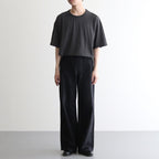 WIDE PAINTER PANTS #BLACK [M25B13PT01C]